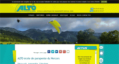 Desktop Screenshot of parapente-alto.com